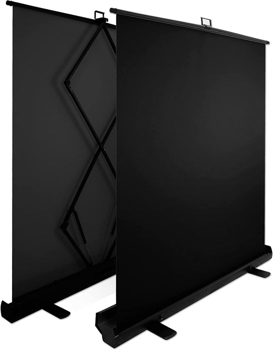 Black Screen Extra Large 62 " Inch Pull Up Backdrop