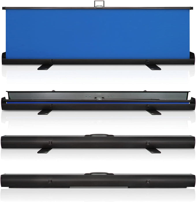 Blue Screen Extra Large 62 " Inch Pull Up Backdrop