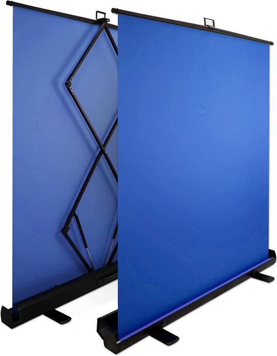 Blue Screen Extra Large 62 " Inch Pull Up Backdrop