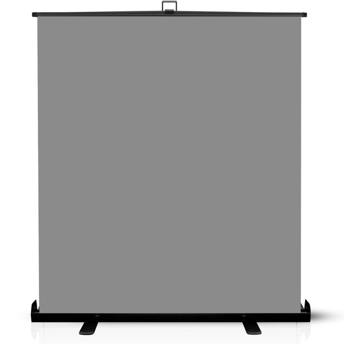 Grey Screen Extra Large 62 " Inch Pull Up Backdrop