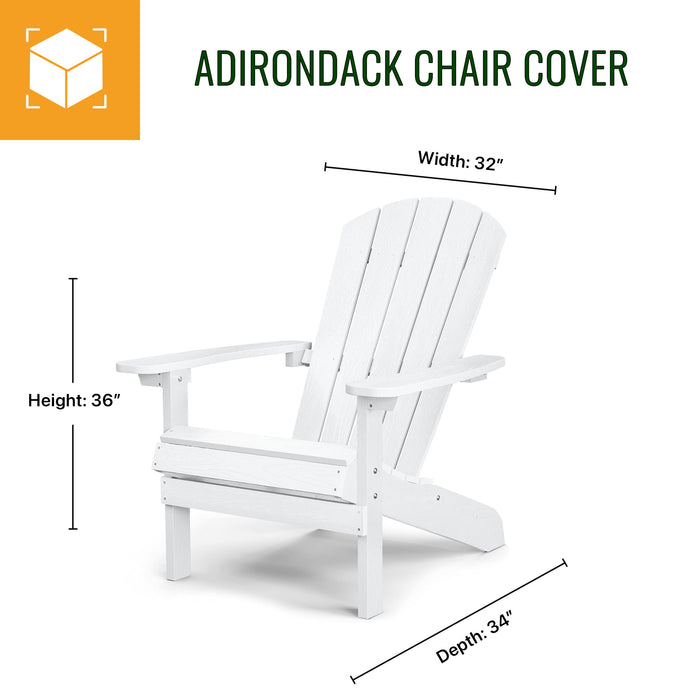 Adirondack Chair Cover - Black