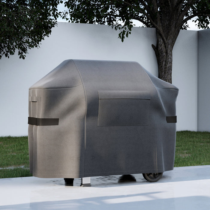 BBQ Grill Cover Waterproof PANTHER Series Heavy Duty - Grey