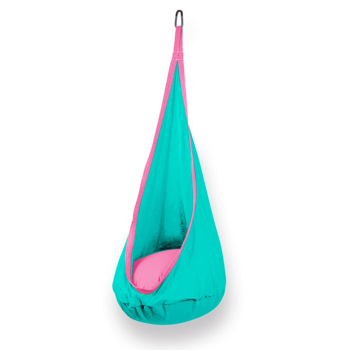 Hanging Hammock Pod Swing Chair For Kids Green