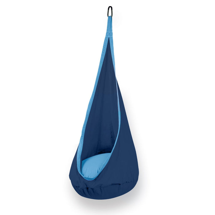 Hanging Hammock Pod Swing Chair For Kids Dark Blue