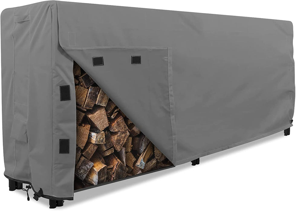 Log Rack Outdoor Cover 8 Feet TITAN
