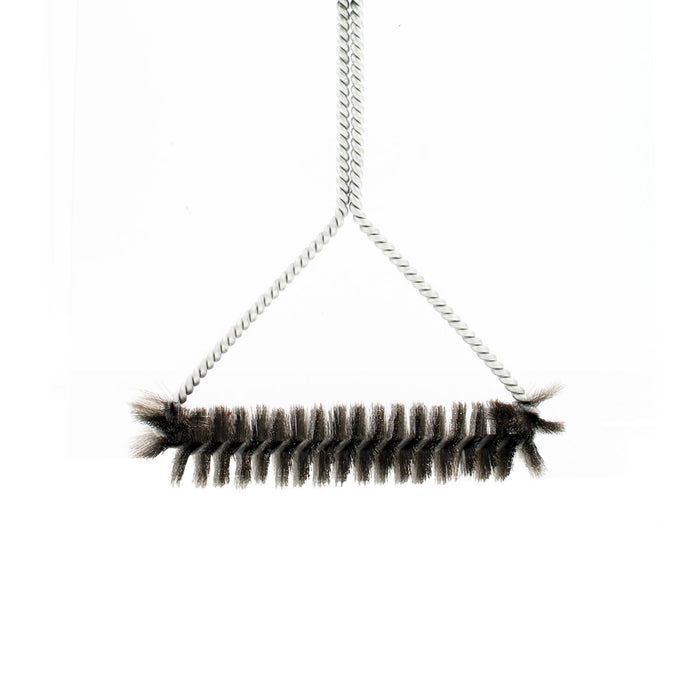 BBQ Grill Brush Heavy Duty 18" Long Metal Grill Cleaner - Black