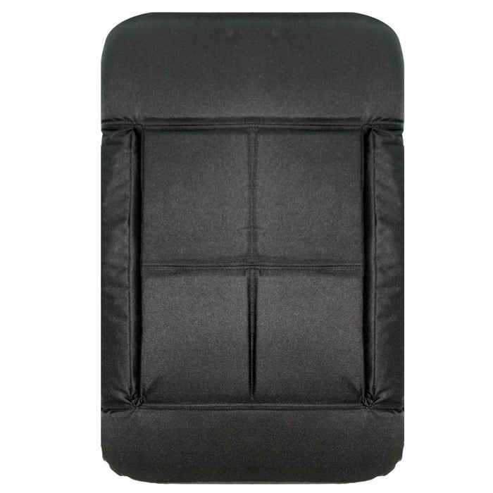 Stadium Bleacher Seat Bench Chair with Padded Reclining Cushion  - Black