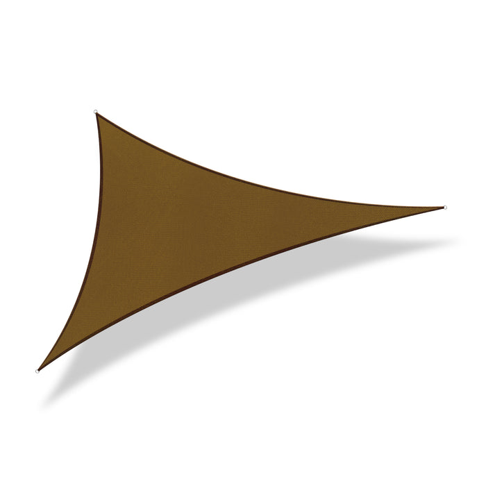 Sun Shade Sail UV Block Triangle - Brown