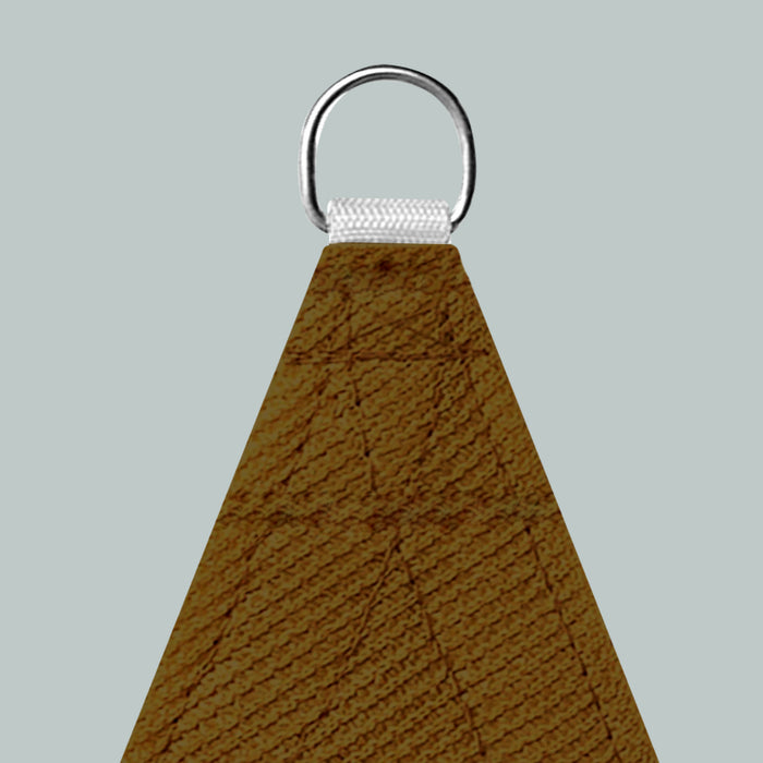 Sun Shade Sail UV Block Triangle - Brown