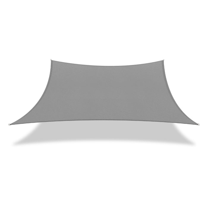 Sun Shade Sail UV Block Rectangle - Grey