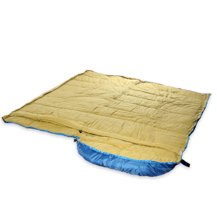 Sleeping Bag For Hiking Camping & Outdoor Activities - Compression Bag Included - Blue