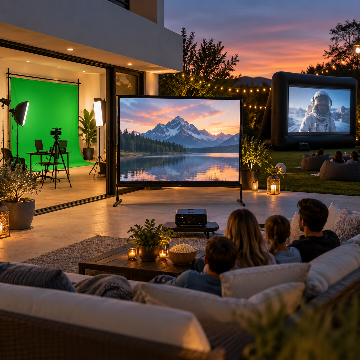 Projector Screens & Photo Backdrops