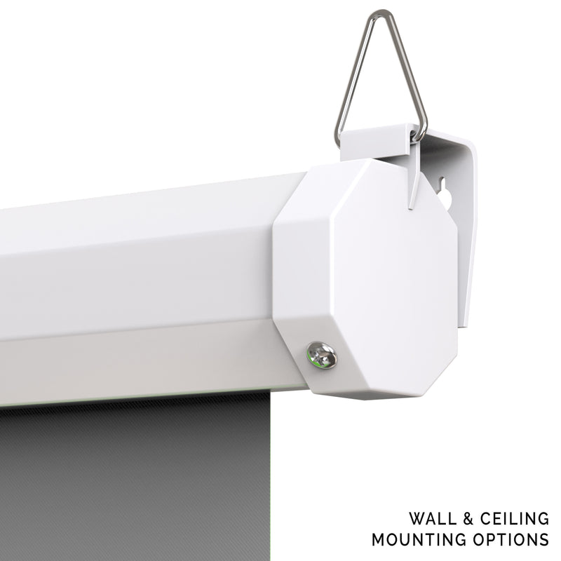 Extra Large 84" x 84" Pull Down Grey Screen Backdrop