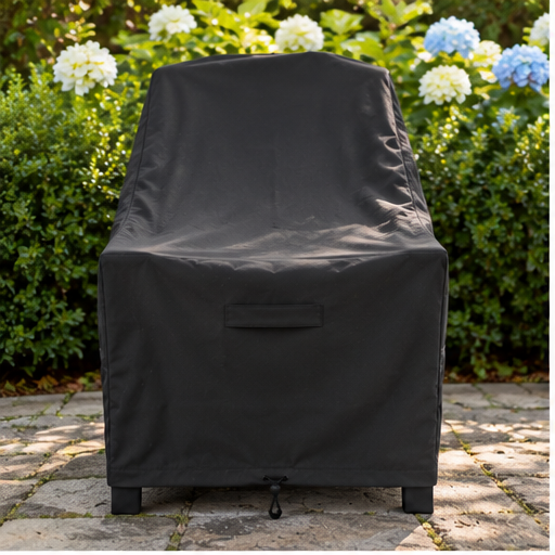 KHOMO Gear Adirondack Chair Cover Black Back Corner
