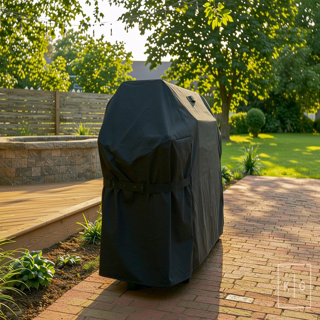 Khomo Gear BBQ grill cover in Black - side