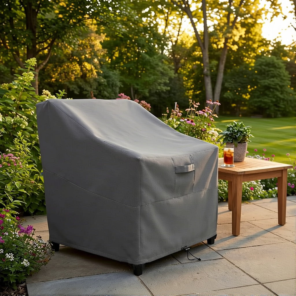 khomo gear chair cover gray corner
