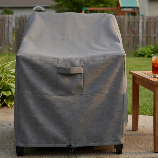 khomo gear chair cover gray front
