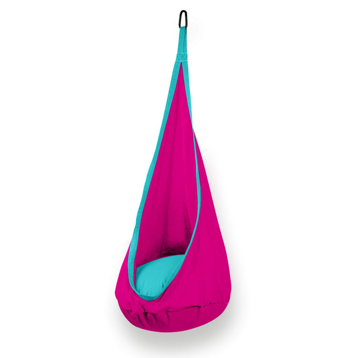 Hanging Hammock Pod Swing Chair For Kids Pink