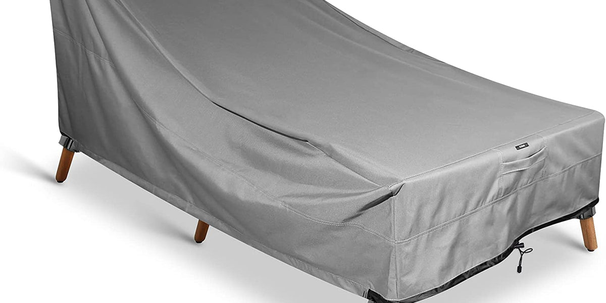 Chaise Lounge Cover Heavy Duty Patio Furniture Protector Grey