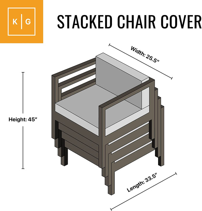 Stackable Chair Outdoor Cover TITAN