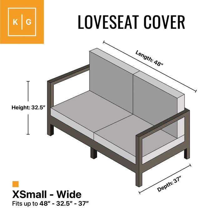 Love Seat Cover BROWN