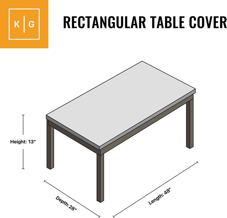 Rectangular Outdoor Table Cover - TITAN