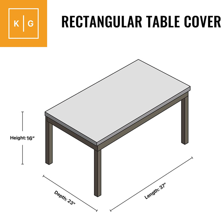 Rectangular Outdoor Table Cover - TITAN