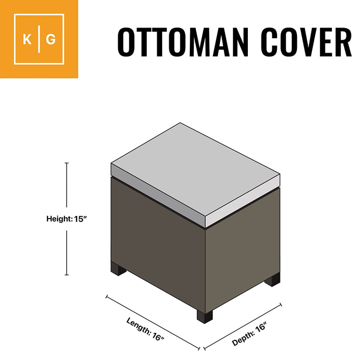 Patio Ottoman / Small Table Outdoor Cover TITAN