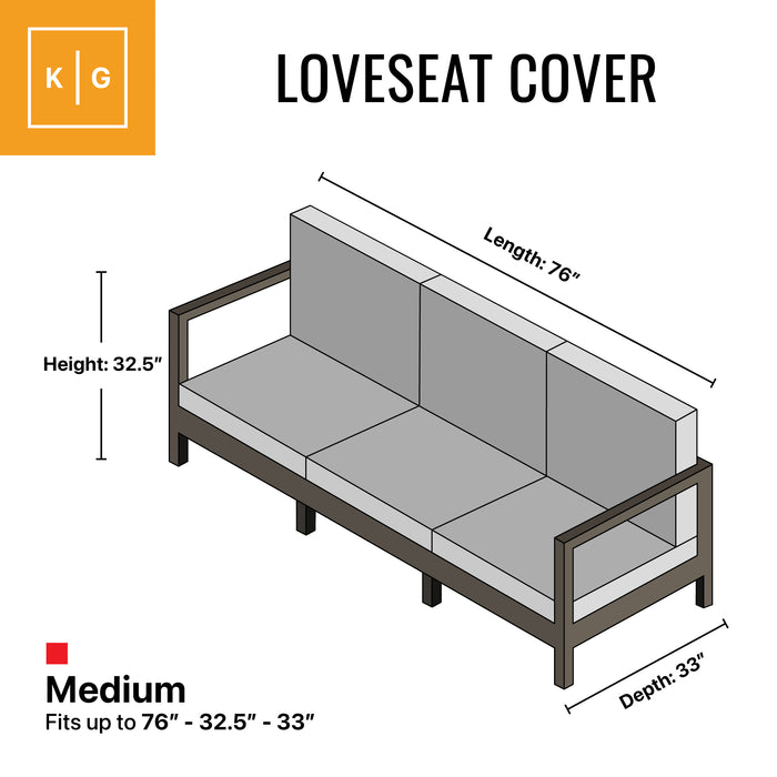 Love Seat Cover BROWN