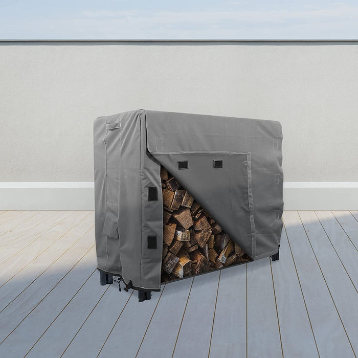 Log Rack Outdoor Cover 4 Feet TITAN