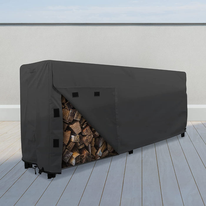 Log Rack Outdoor Cover 8 Feet PANTHER