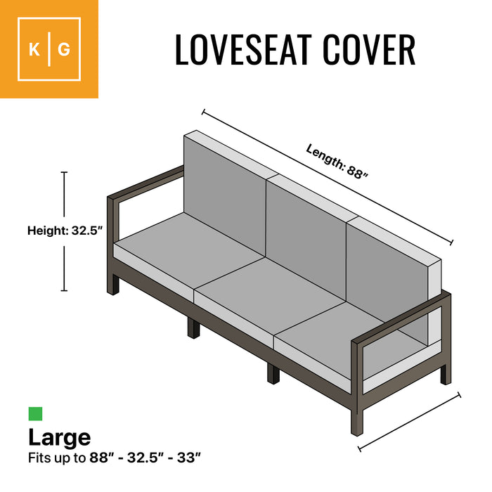 Love Seat Cover BROWN