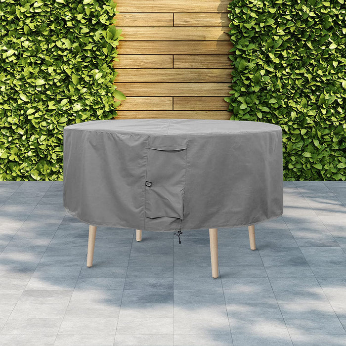 Round Patio Table & Chair Set Cover Durable & Water Resistant Outdoor Furniture Cover