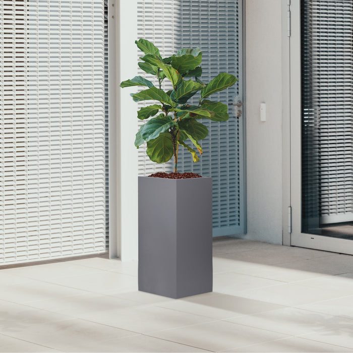 Modern Galvanized Metallic Planter