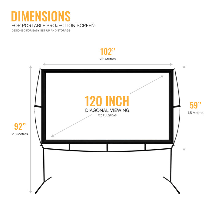 Portable Screen Projector Easy Assembly — KHOMO GEAR