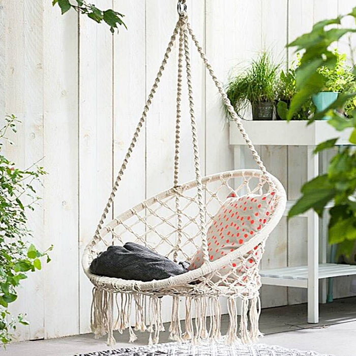 Macrame Hammock Chair Swing