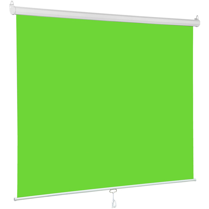 Extra Large 84" x 84" Pull Down Green Screen Backdrop