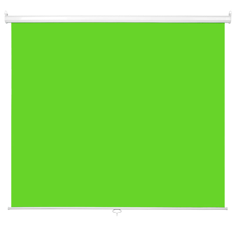 Extra Large 84" x 84" Pull Down Green Screen Backdrop