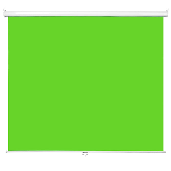 Extra Large 84" x 84" Pull Down Green Screen Backdrop