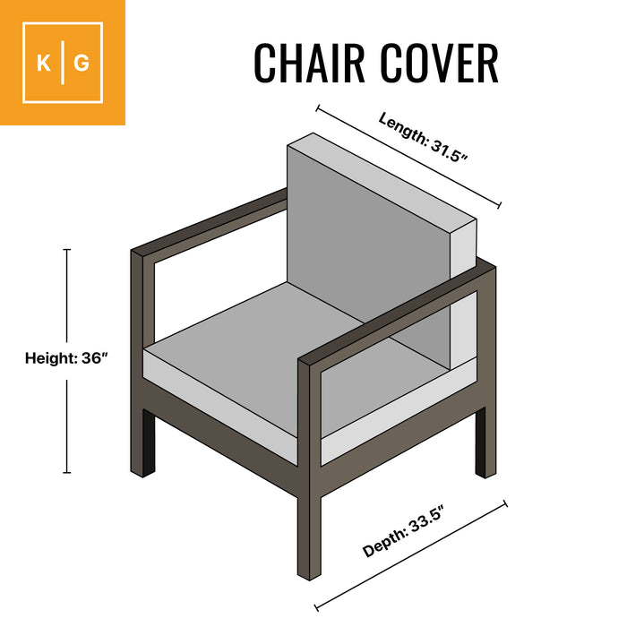 Patio Chair Outdoor Cover BROWN